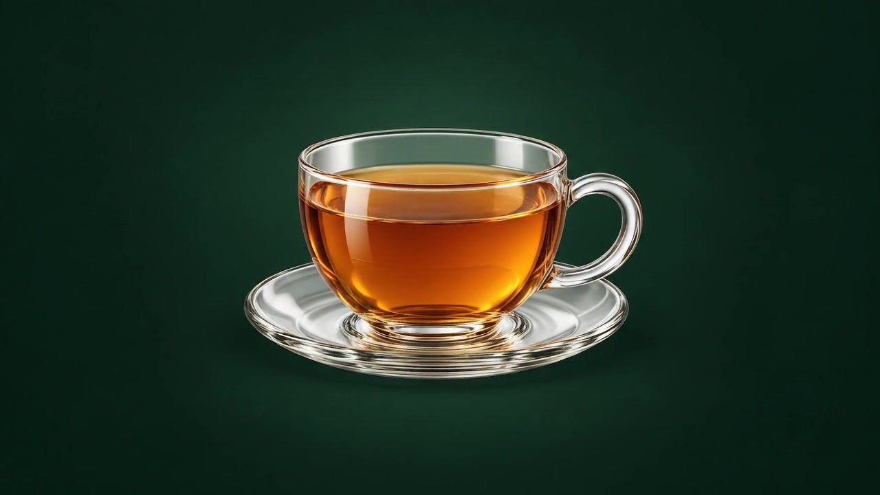 Warm cinematic tea template